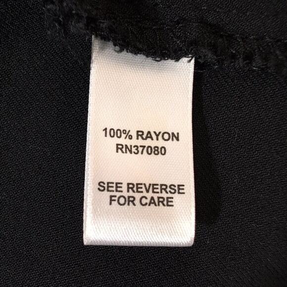 Cato Black Rayon Long Jacket, Women's Size 18/20W - Picture 5 of 7